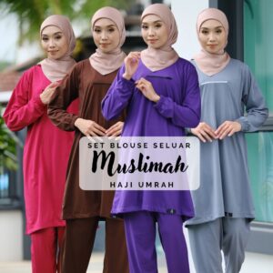 Set Blouse Muslimah Haji & Umrah